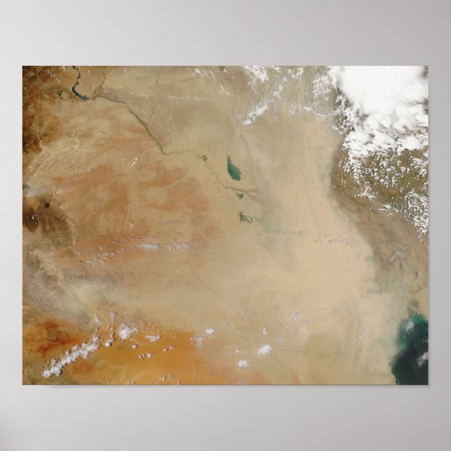 Dammstormen i Mellan östern Poster (Framsidan)