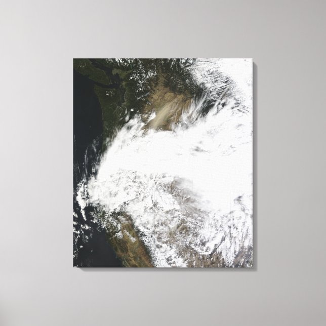 Dammstormen i östra Washington, USA Canvastryck (Framsida)