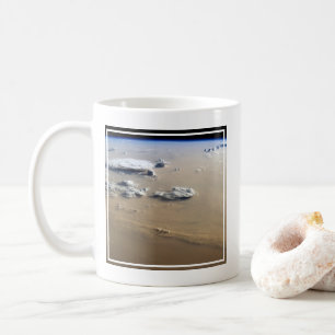 Dammstormen över Saharaöknen och över Västsaharas Kaffemugg