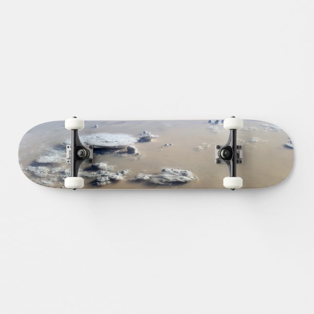 Dammstormen över Saharaöknen och över Västsaharas  Mini Skateboard Bräda 18,5 Cm (Horz)