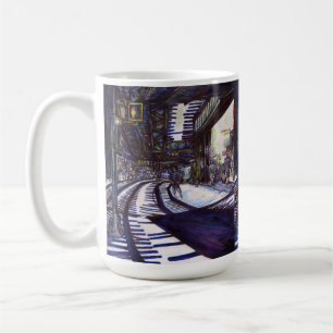 Dammsuga pianot kaffemugg