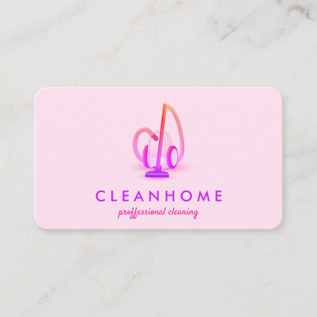 Dammsugare HouseKeeper Visitkort (Framsida)