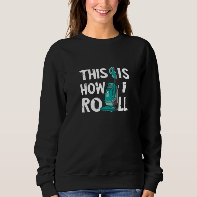 Dammsugare Husstädare Städning Tid Detta Är H T Shirt (Framsida)