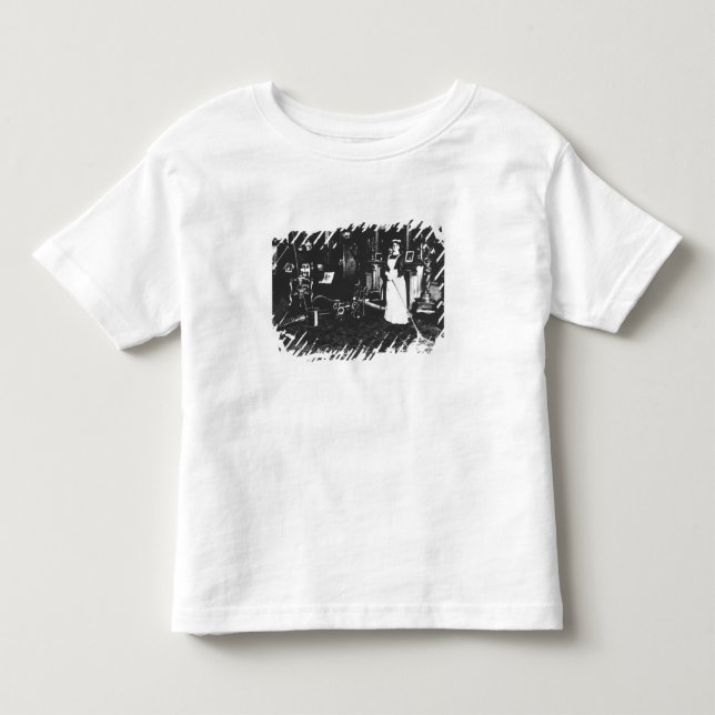 Dammsugare på arbete tee shirt (Framsida)