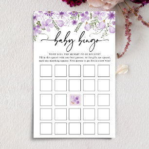 Dammsvida Blommor Baby Bingo Barnkalas Lek