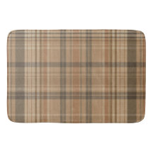 Dammt Orange Terrakotta Brun Farmhouse Plaid