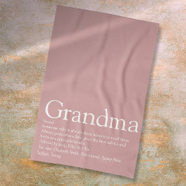 Dammtorrosa Mormor Definition Kökshandduk