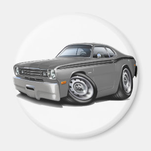 DammtrasaGrå färg-Svart bil 1970-74 Magnet