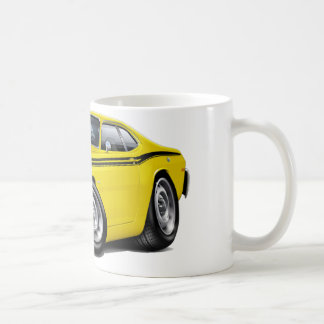 DammtrasaGult-Svart bil 1970-74 Kaffemugg