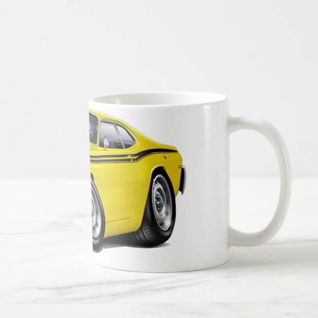 DammtrasaGult-Svart bil 1970-74 Kaffemugg (Höger)