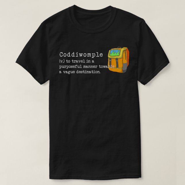 Dammusslor för resor och vandring äventyr älskare t shirt (Design framsida)