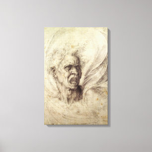 Damned Soul av Michelangelo Canvastryck