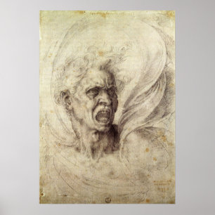 Damned Soul av Michelangelo Poster