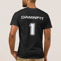 DAMNFIT1 B&W T-Shirt