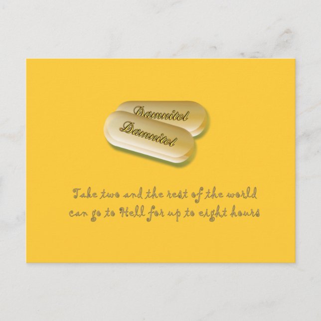 Damnitol Vykort (Framsida)