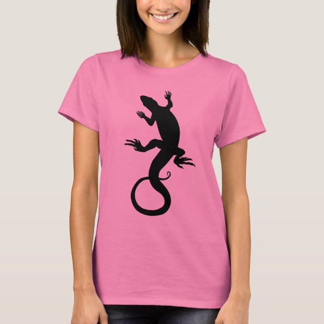 Damödla T-shirt Reptile Art Dam Shirts (Framsida)
