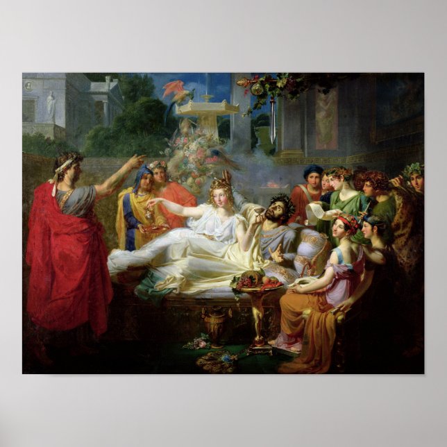 Damoklernas svärd poster (Framsidan)