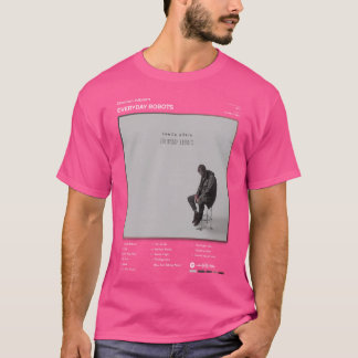 Damon Allado - Daglig Robots Tracklist Album T Shirt