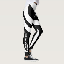 Damonti Sport Nya Wave Black Leggings
