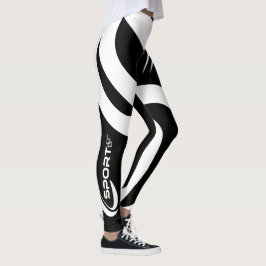 Damonti Sport Nya Wave Black Leggings