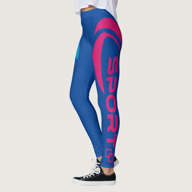 Damonti Sport Yoga Blue Leggings (Vänster)