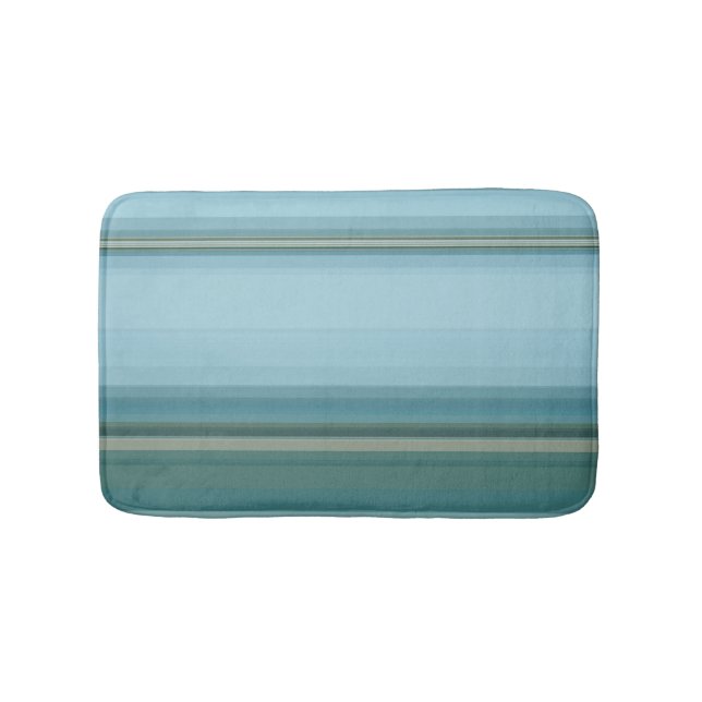 Dämpa färgränder badrumsmatta (Framsidan)