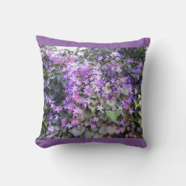 Dämpa - lilor/Mauve blommor Kudde