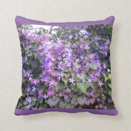 Dämpa - lilor/Mauve blommor Kudde