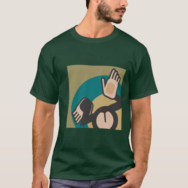 (Dämpad) apaSass 2, T-shirt (Framsida)