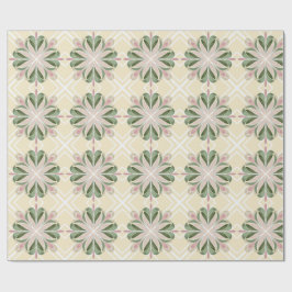 Dämpad blomning presentpapper