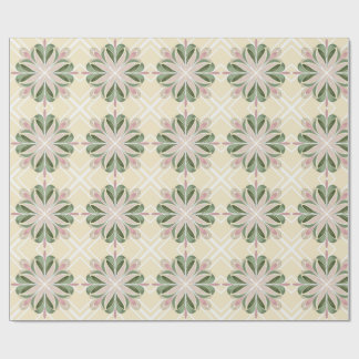 Dämpad blomning presentpapper