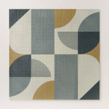 Dämpad geometri i rörelse | Modern abstrakt pussel