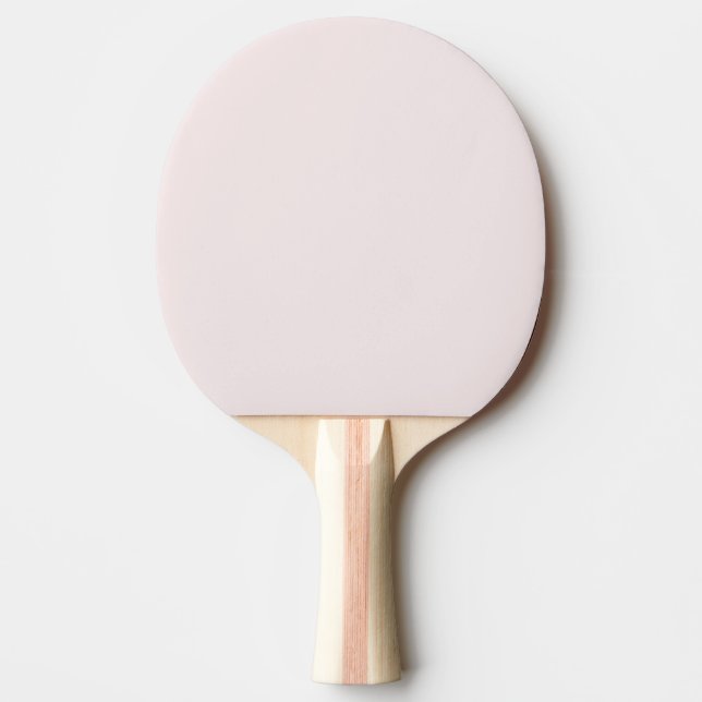 Dämpad Lavendelros Enfärgad Färg Pingisracket (Framsidan)