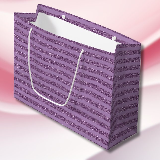 Dämpad Mulberry Glitter Stil Horisontella Ränder (Skapare uppladdad)