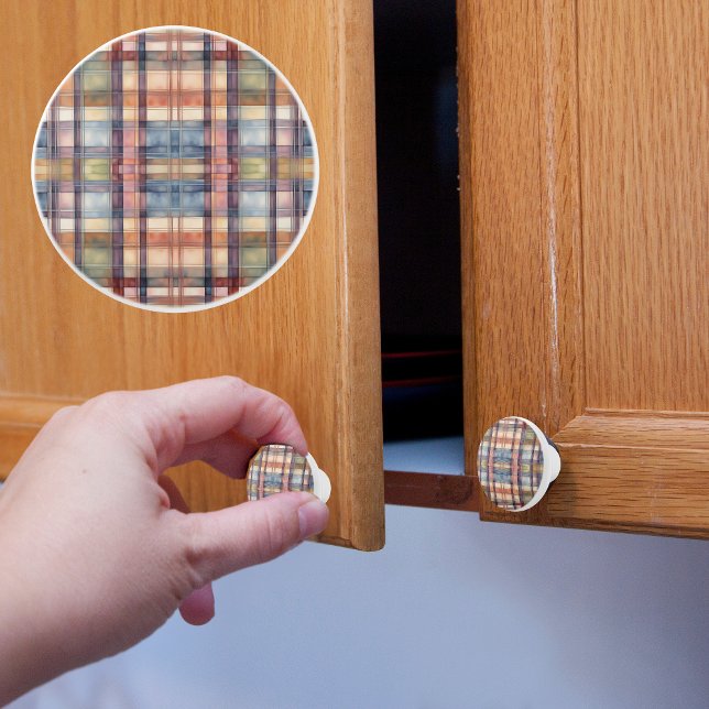 Dämpad Plaid Knopp (Skapare uppladdad)
