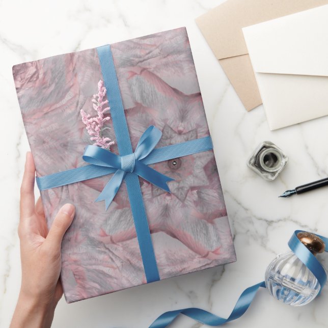 Dämpad Ros Broche Presentpapper (Gifting)