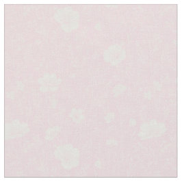 Dämpad rosa och vit vildblommuster tyg