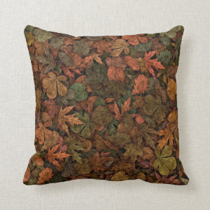 Dämpade gröntar för höst lövlönn rostar oaken & kudde