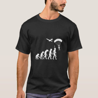 Damparachut Parachuting Fallskärmshopp Fallskärmsh T Shirt