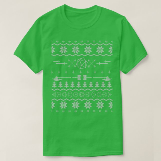 DampD Jul, Ugly Sweater T Shirt (Design framsida)