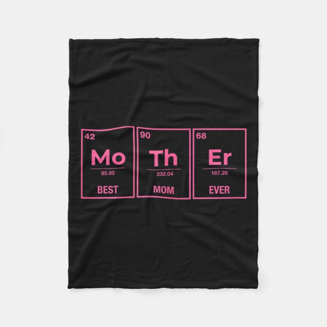 Damperiodiska systemet för element mor - mormor ev fleecefilt (Framsidan)
