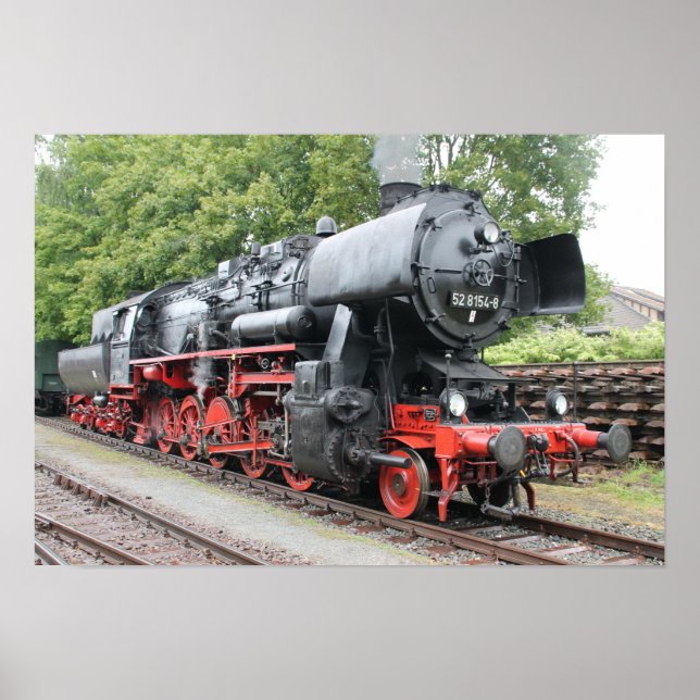 Dampflok 52 8154 poster (Framsidan)