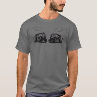 dampflok railroad locomotives romance t shirt