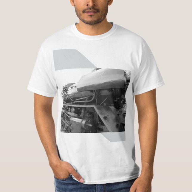 Dampflok  t shirt (Framsida)