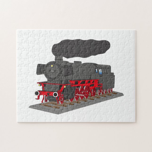 Dampflokomotive Pussel (Horisontell)
