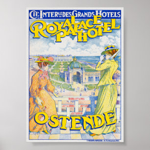 Dampfschiffahrt Zürichsee Vintage affisch 1900