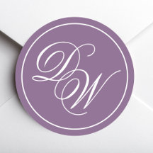 Damprubbsmonogram Vit Kalligrafi 2 Initialer
