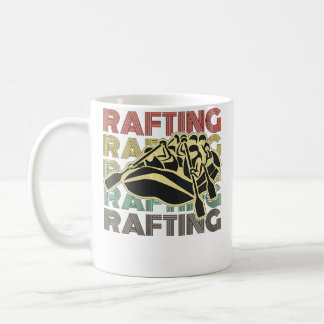 Damräddningsbåt Retro Älskar Kajakbåt Bra Paddling Kaffemugg
