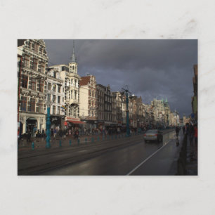 Damrak, Amsterdam Vykort