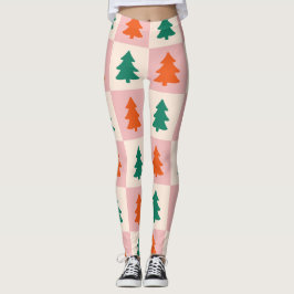 Damrutiga randiga julstrumpbyxor leggings